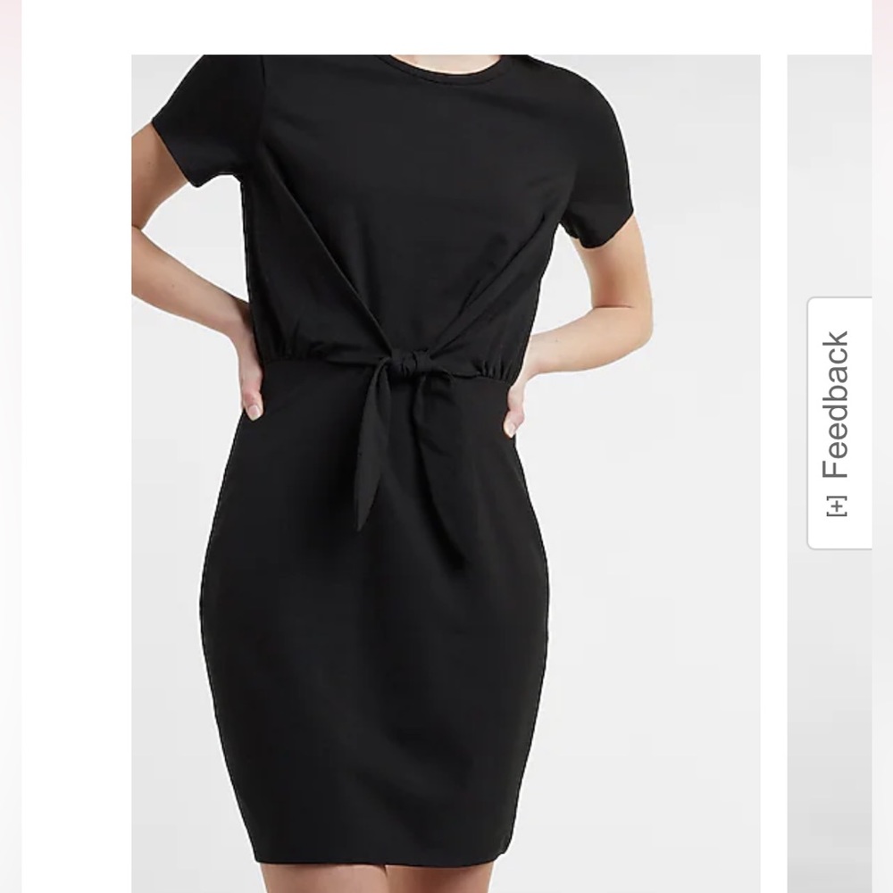NWT Express Tie Front Dress